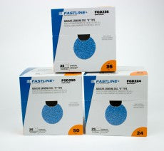  Zirconia Grinding Discs (2"/3"), R-Type (3m Roloc)