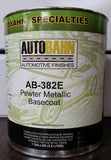 Chevy Pewter Metallic 382E BASECOAT CLEARCOAT AUTO body shop RESTORATION CAR PAINT supplies