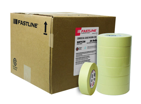 FASTLINE Commercial Masking Tape 2" SHERWIN WILLIAMS AUTO PAINT RESTORATION CAR PAINT SUPPLIES