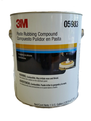 3M™ Perfect-It™ II Rubbing Compound, 1 Gallon (US), 05983 restoration auto body shop car paint