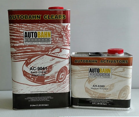 Euro Clear AutoBahn AC9041 (AC9041-1L W/ AH6380-2.5) Auto body shop restoration car paint