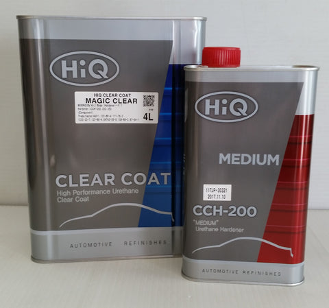 HiQ Magic Clear, High Performance Urethane Clear Coat, 4L restoration auto paint supplies