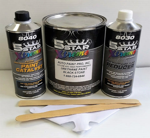 Black Stone single stage 5 star auto urethane paint kit restoration car supplies