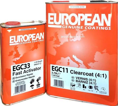 EGC11 4:1 UNIVERSAL OVERALL CLEARCOAT U-POL restoration auto paint supplies