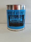 OLYMPIC WHITE BASECOAT CLEARCOAT KIT BASECOAT CLEARCOAT AUTOMOTIVE RESTORATION CAR PAINT SUPPLIES